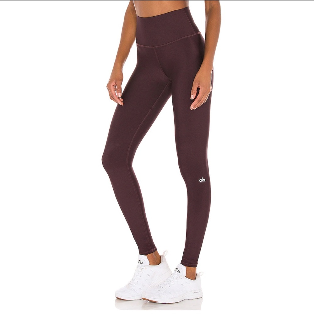 ALO High Waist Airlift Legging 7/8 Oxblood